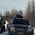 Багажник на крышу Haval H9: нагрузка на рейлинги 70 кг, из которых на груз остаётся 15
