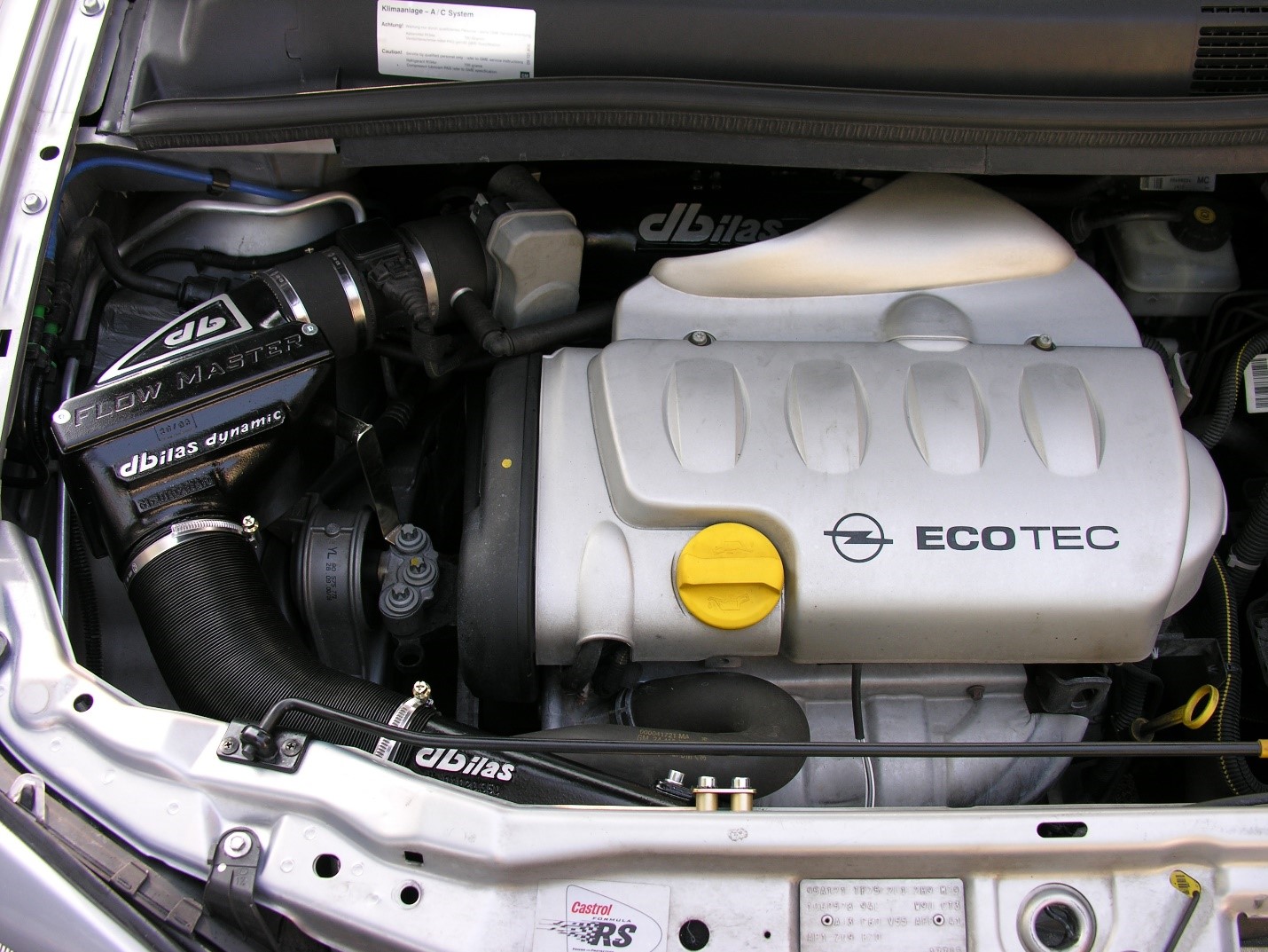Opel Zafira A X18XE1 c установленным комплектом FlowMaster Kit