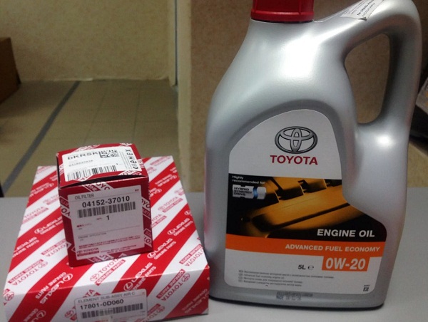 Фирменное масло Toyota