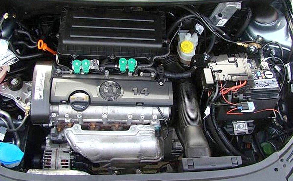 Двигатель VW CGGB под капотом Skoda