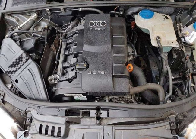Audi BPG в моторном отсеке
