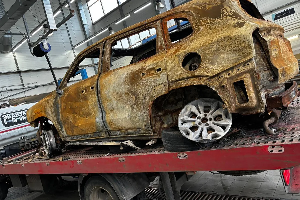 Haval Dargo на эвакуаторе