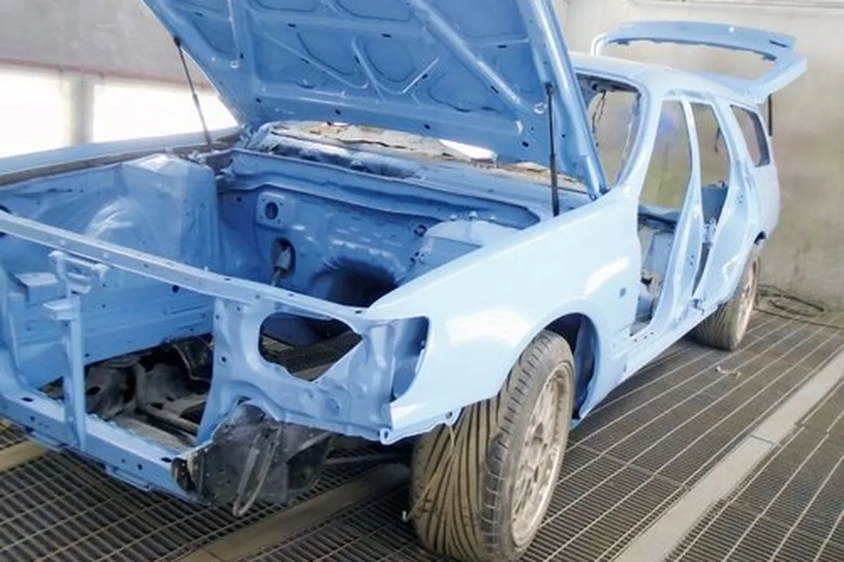 Кузовной ремонт Haval Dargo в покрасочной камере