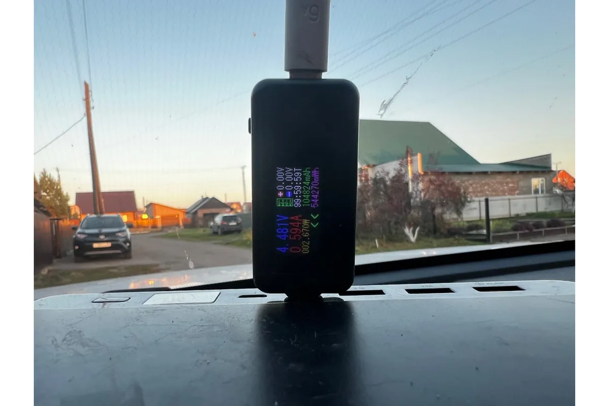 Замер тока USB-портов Haval Dargo