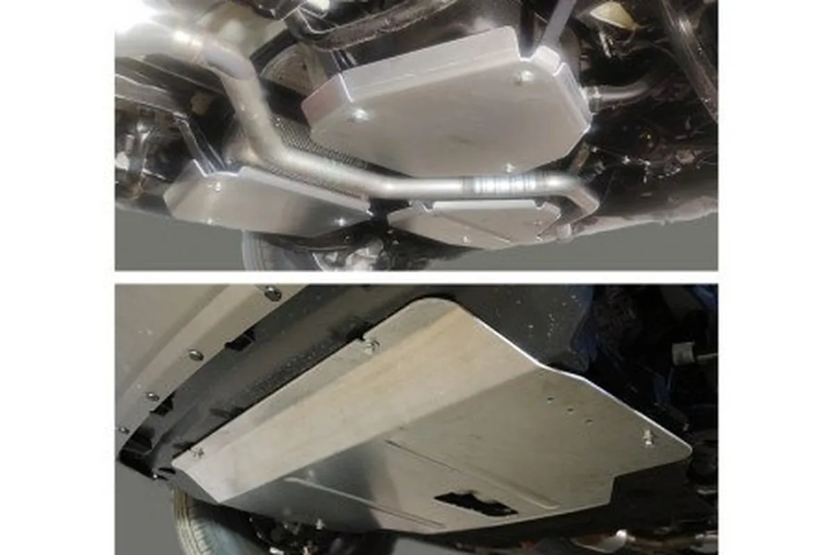 Алюминиевая защита картера и топливного бака Haval Dargo снизу