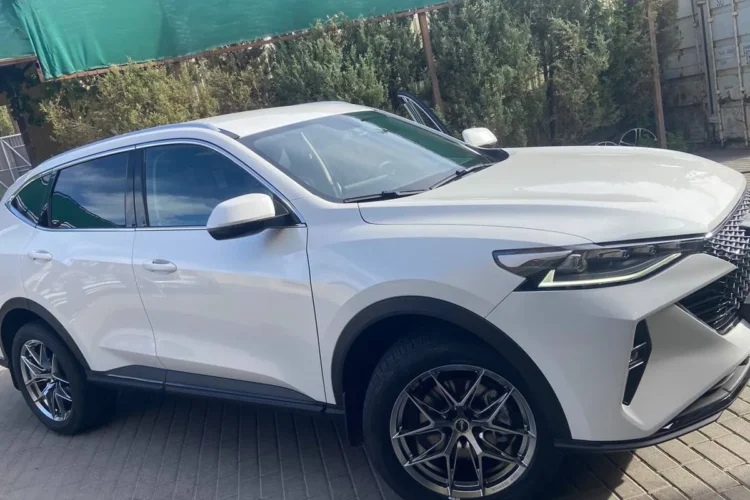 Белый Haval F7x на дисках с шинами 255/50 R19