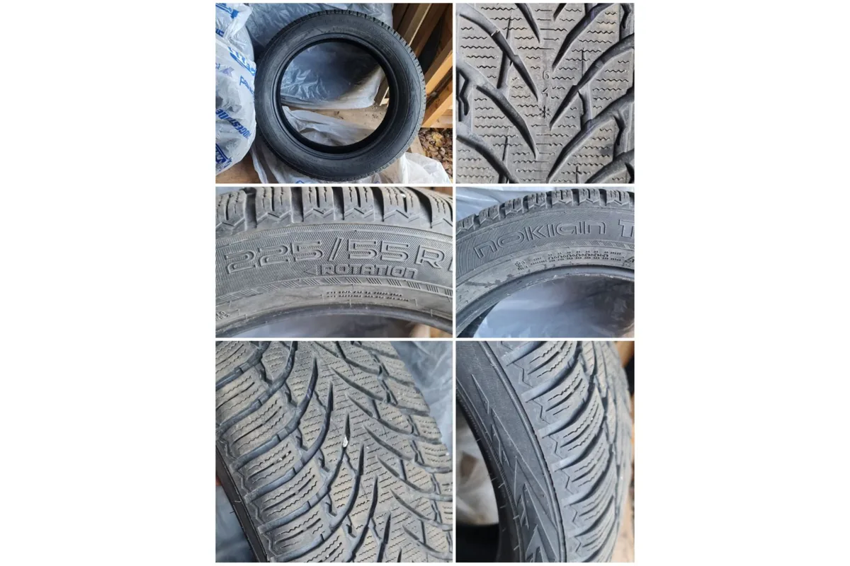 Нешипованные шины Nokian WR SUV 225/55 R19 с остатком протектора