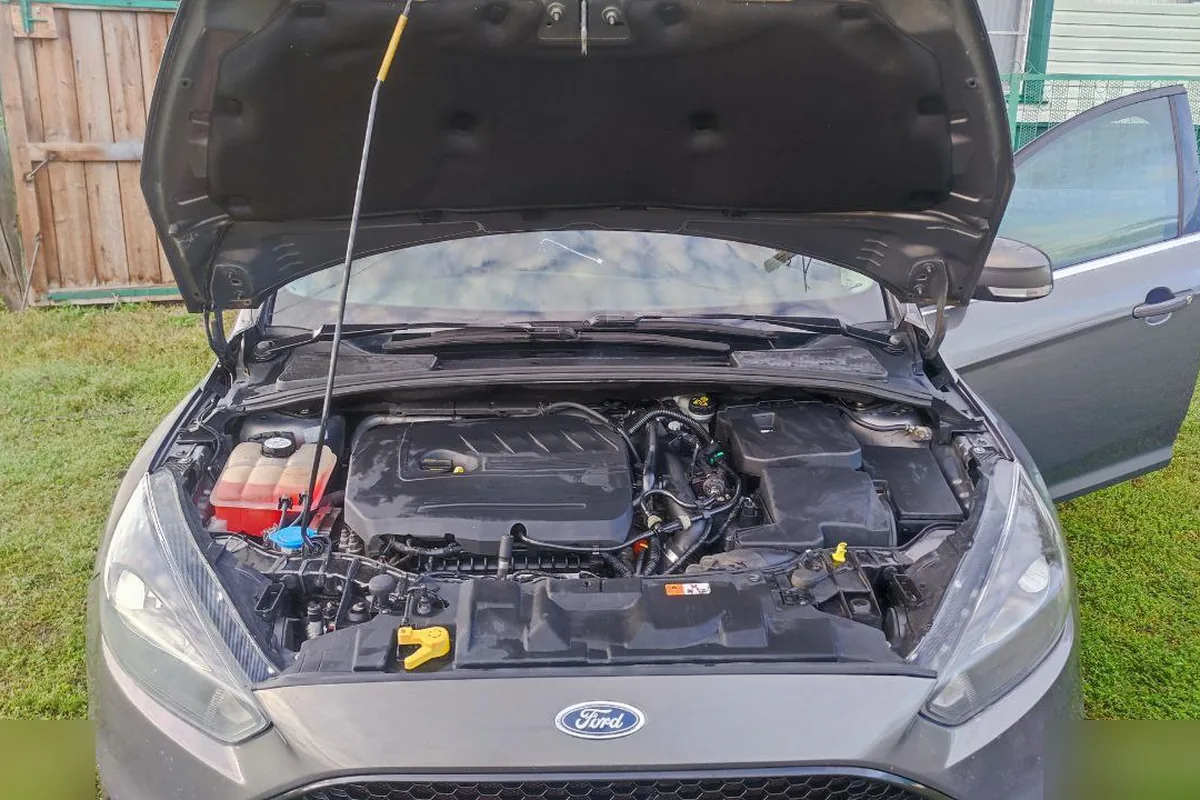 Моторный отсек Форд Фокус 3 рестайлинг с 1.5 EcoBoost
