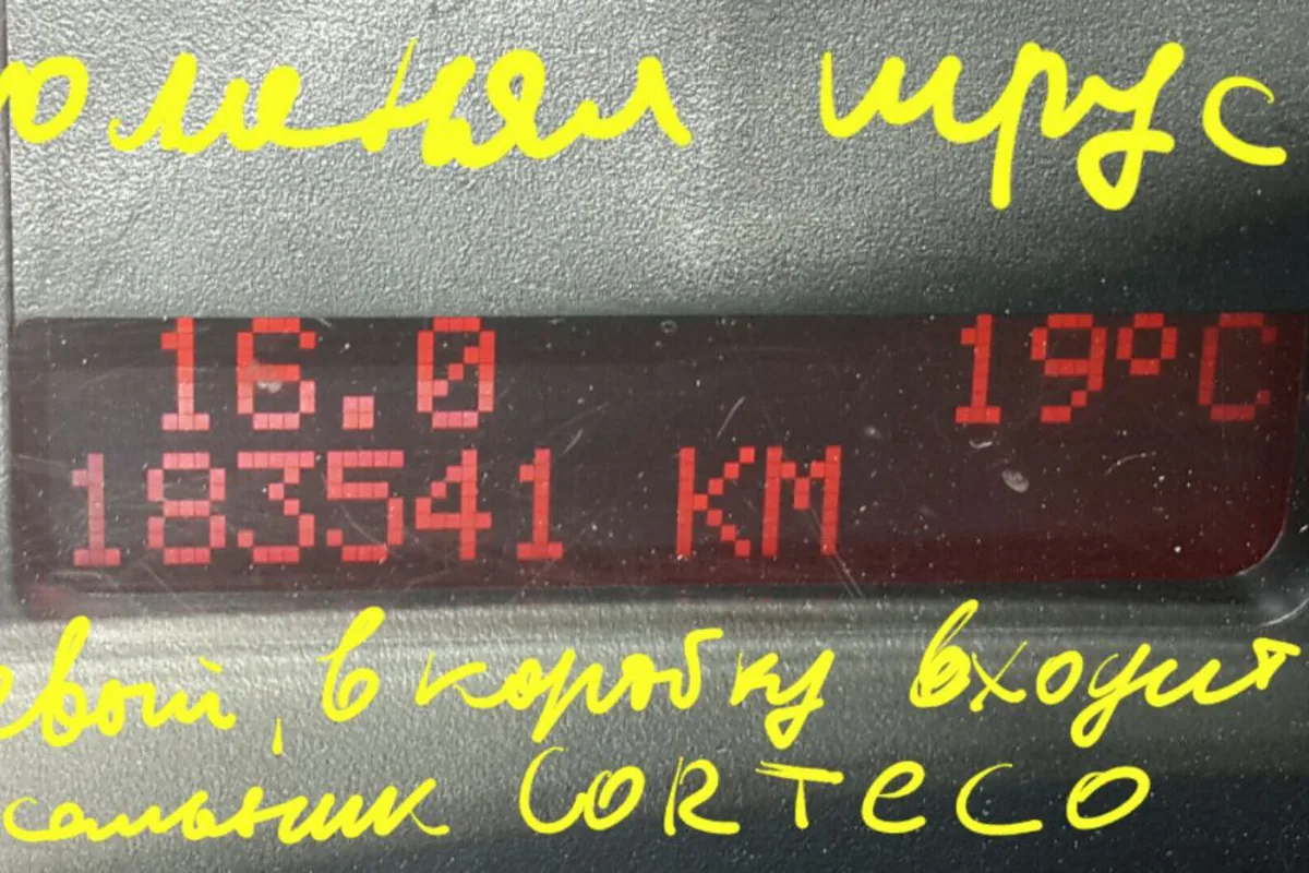 Пробег 183 541 км на приборке Фокус 2 в день замены левого ШРУСа