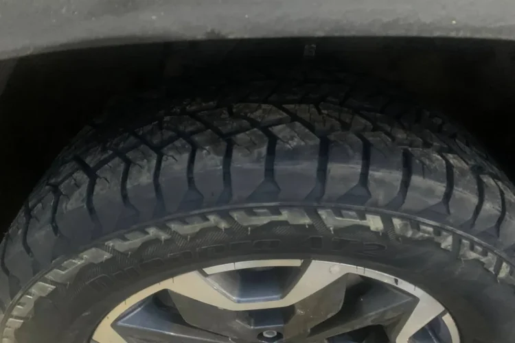 Всесезонная шина Hankook Dynapro AT2 в колёсной арке Haval Dargo