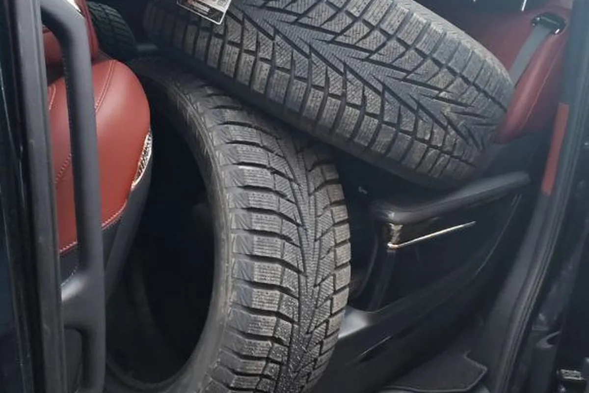 Зимние шины Hankook Winter i*Cept X RW10 255/50 R20 в салоне GAC GS8