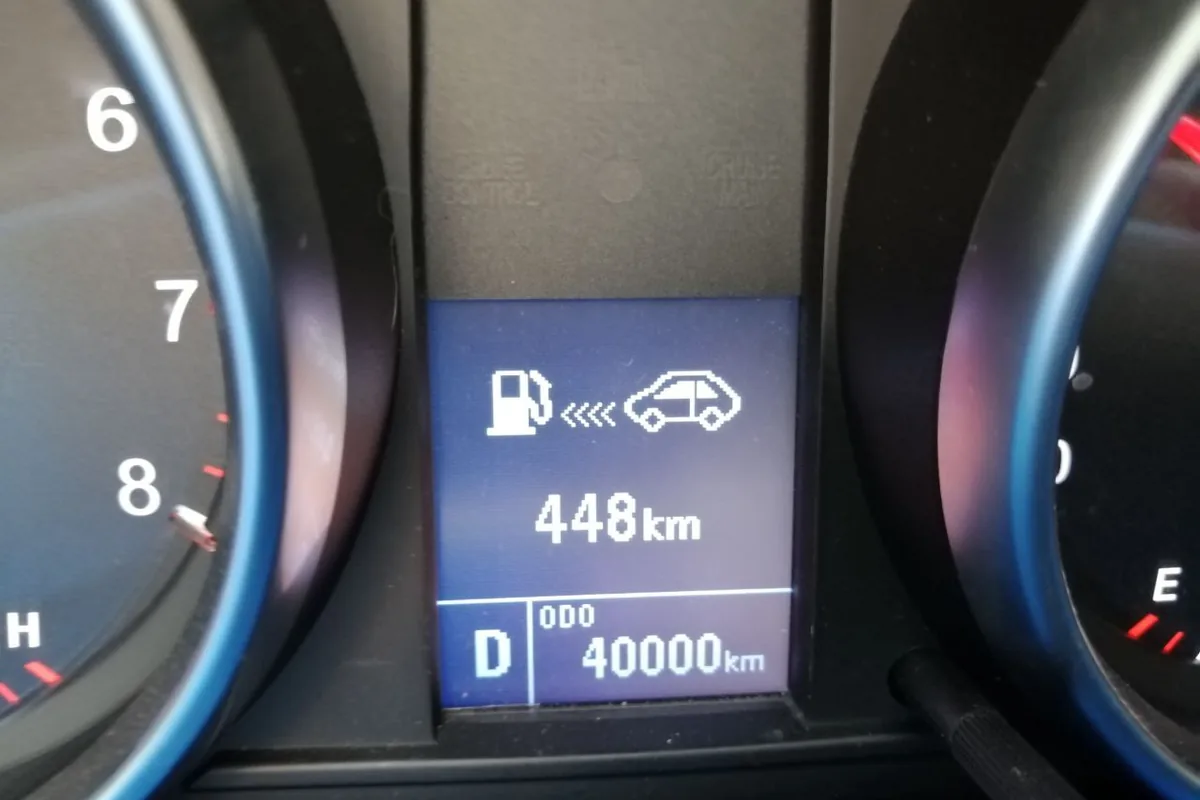 Приборная панель Haval H6 с запасом хода