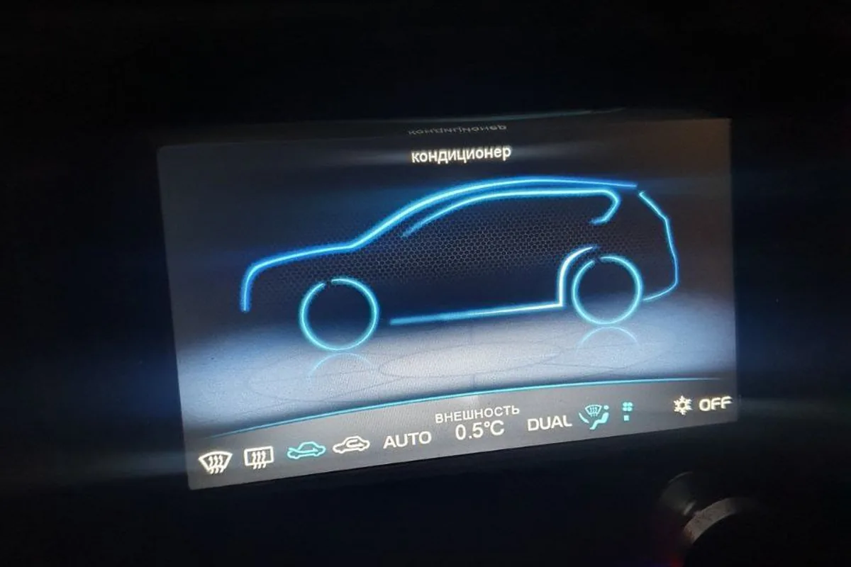Экран климатической установки Haval H6