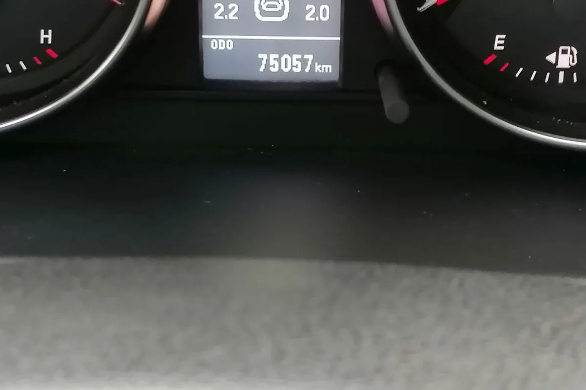Показания расхода на панели Haval H6