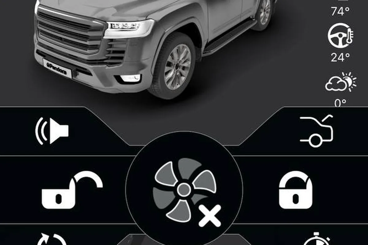 Экран приложения управления автомобилем Haval H6