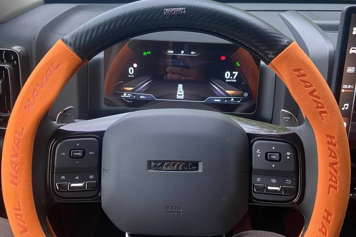 Оплётка на руле Haval H9 с включённым подогревом
