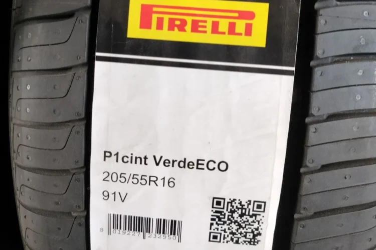 Этикетка летней шины Pirelli Cinturato P1 205/55 R16 для Kia Rio