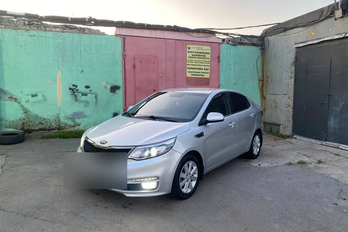 Kia Rio 3 после рестайлинга 2016 года с автоматом на продажу