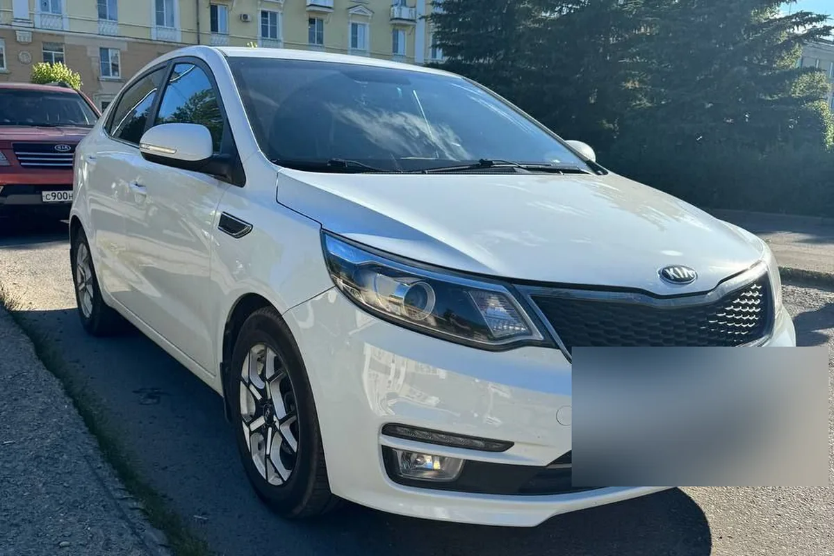 Kia Rio 3 после рестайлинга перед продажей