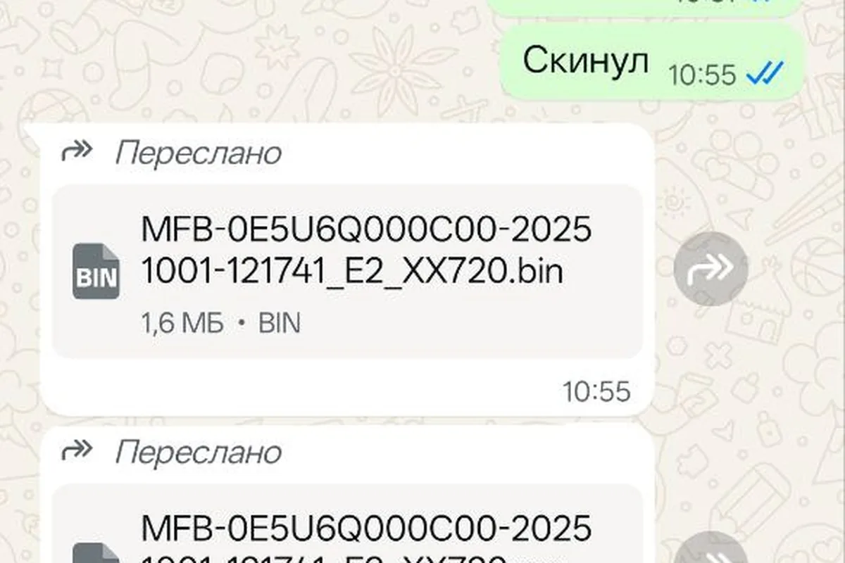 Файлы прошивки Евро-2 с поднятыми оборотами холостого хода для Kia Rio