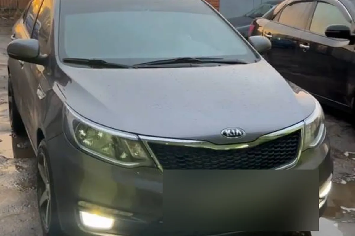 Kia Rio 3 после рестайлинга 2015 года спереди