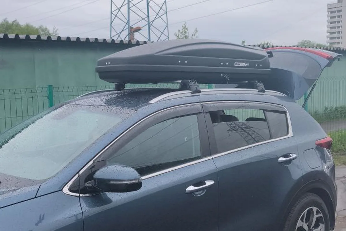 Автобокс на крыше Kia Sportage 4