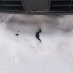 Москвич 3 зимой: заводится в −30…−35, но в сильный мороз выдавливает масло через щуп и фильтр — замерзает вентиляция картера, отзывная кампания по подогреву, слабый аккумулятор 55 А·ч и ошибка вариатора в −35