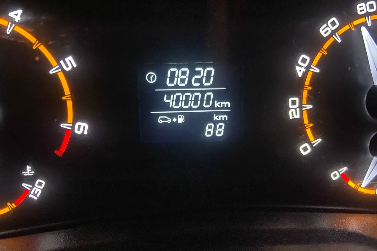 Одометр Нивы Легенды с пробегом 40 000 км