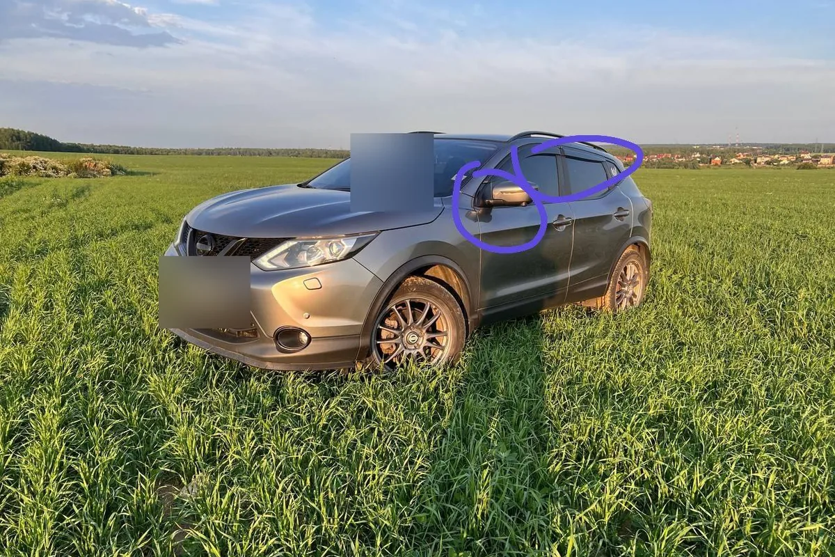 Nissan Qashqai J11 с дефлекторами боковых окон