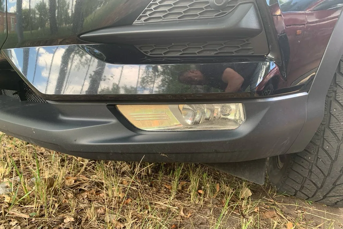 Противотуманная фара в бампере Nissan Qashqai J11 2019 года