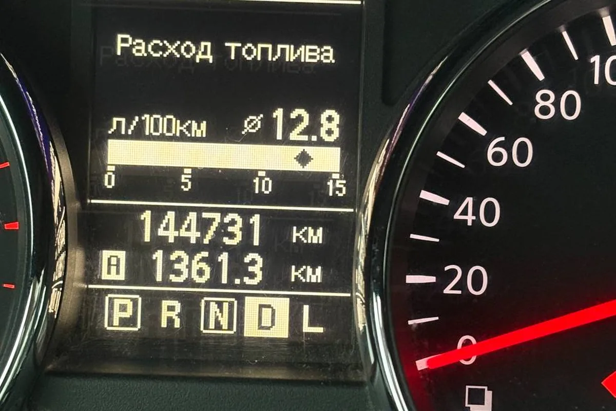 Расход 12,8 л/100 км в городе на Nissan Qashqai J10 с автоматом