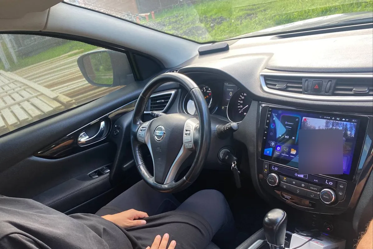 Салон Nissan Qashqai J11 с водительского места