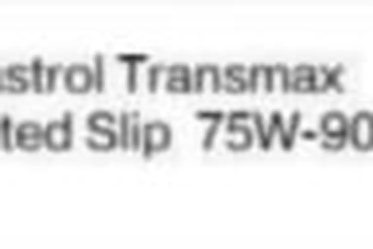 Строка из руководства: дифференциал с электронной блокировкой, Castrol Transmax Limited Slip 75W-90, 670 мл