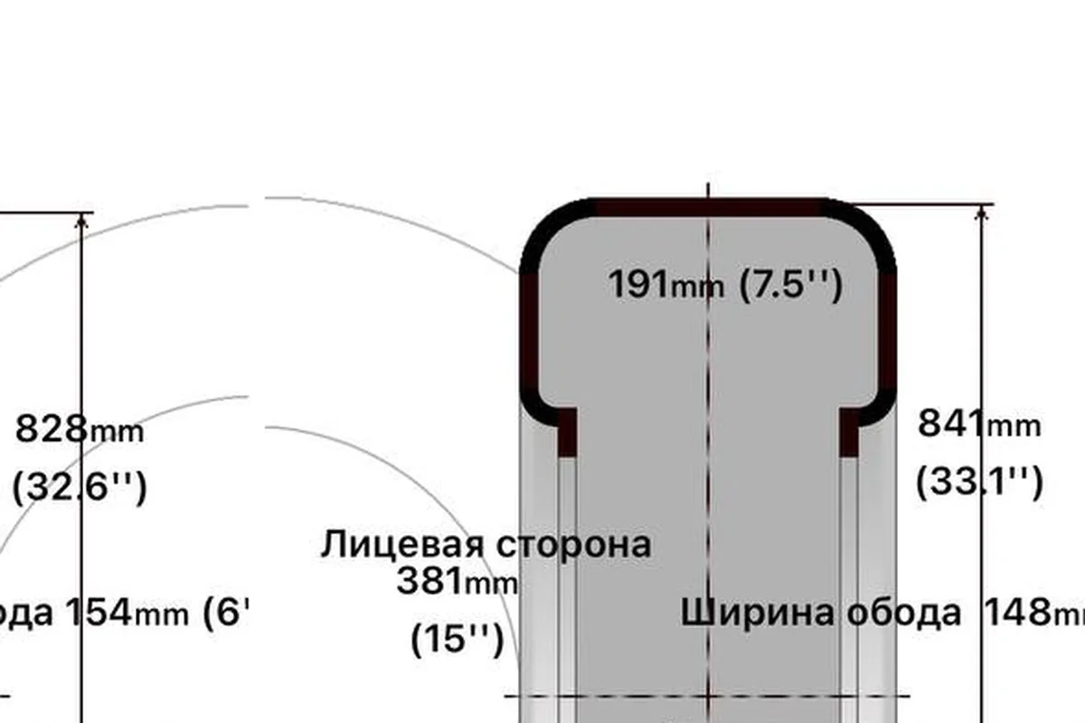Шинный калькулятор с наружным диаметром и шириной обода для Jetour T2