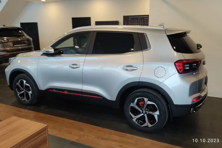 Chery Tiggo 4 Pro Style 2023 года в шоуруме на штатных семнадцатых дисках