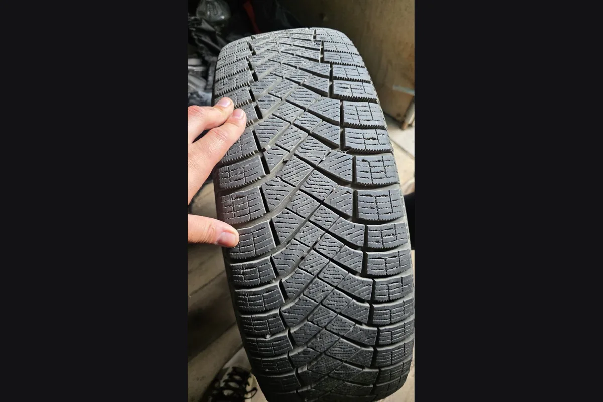 Протектор зимней липучки после двух зим на Chery Tiggo 7