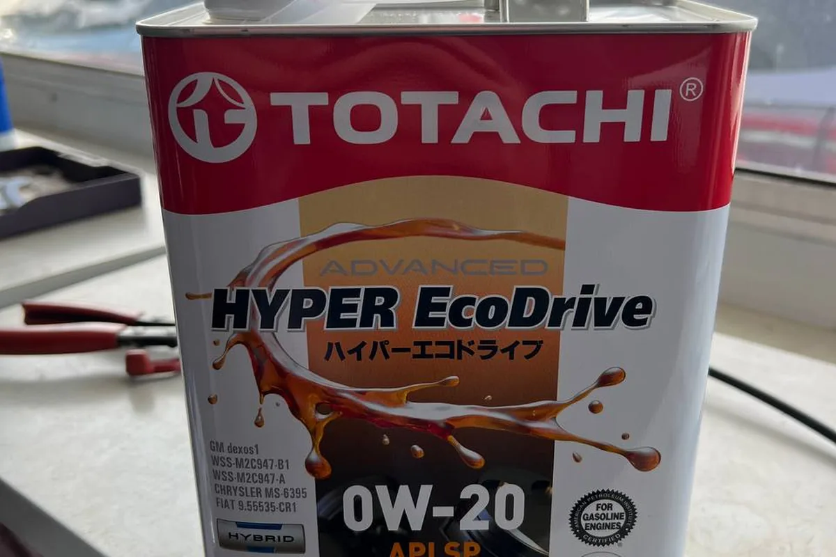 Канистра масла Totachi Hyper EcoDrive 0W-20 API SP ILSAC GF-6A