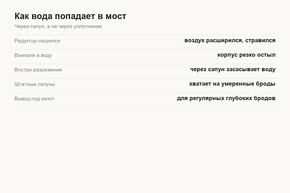 Схема работы сапунов мостов и раздатки Tank 300 и вывод шлангов под капот