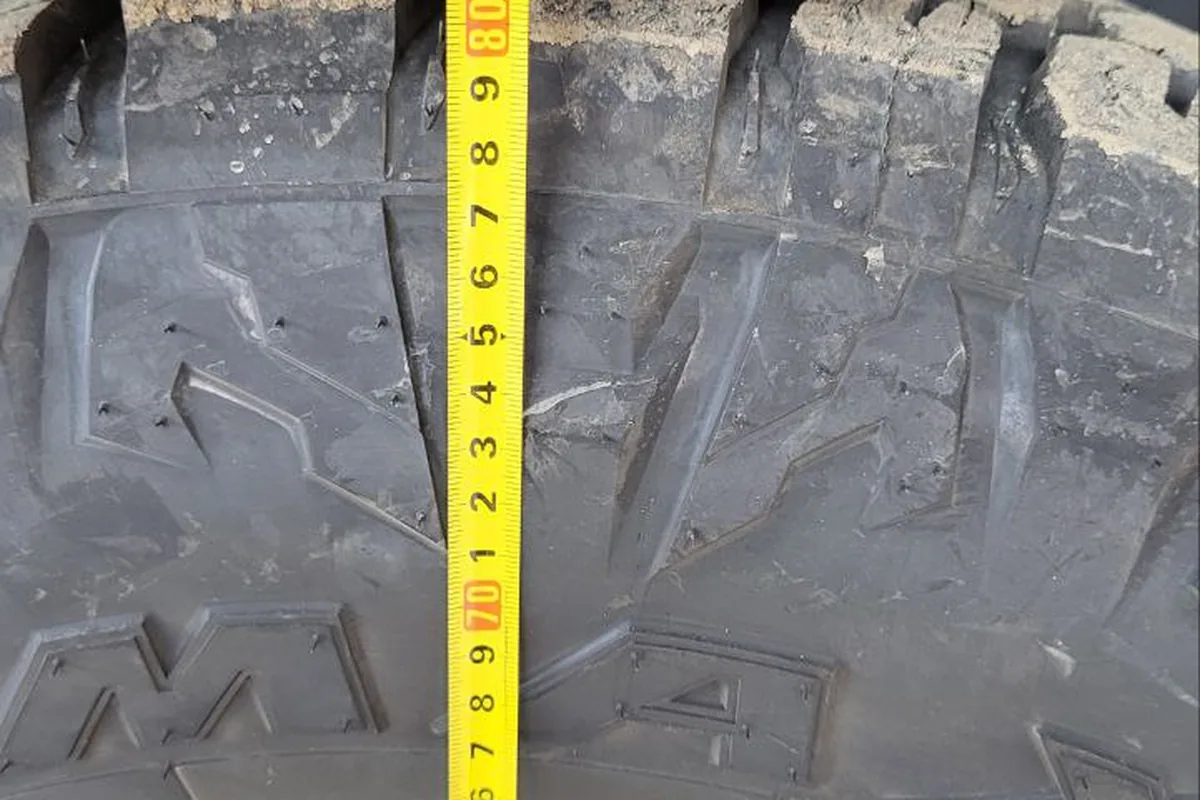 Замер реального внешнего диаметра покрышек Roadcruza и Maxxis на Tank 300