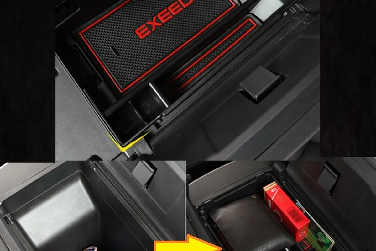 Органайзер в подлокотнике Exeed TXL