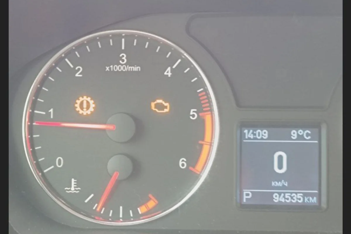 Лампы Check Engine и неисправности АКПП на приборке УАЗ Патриот