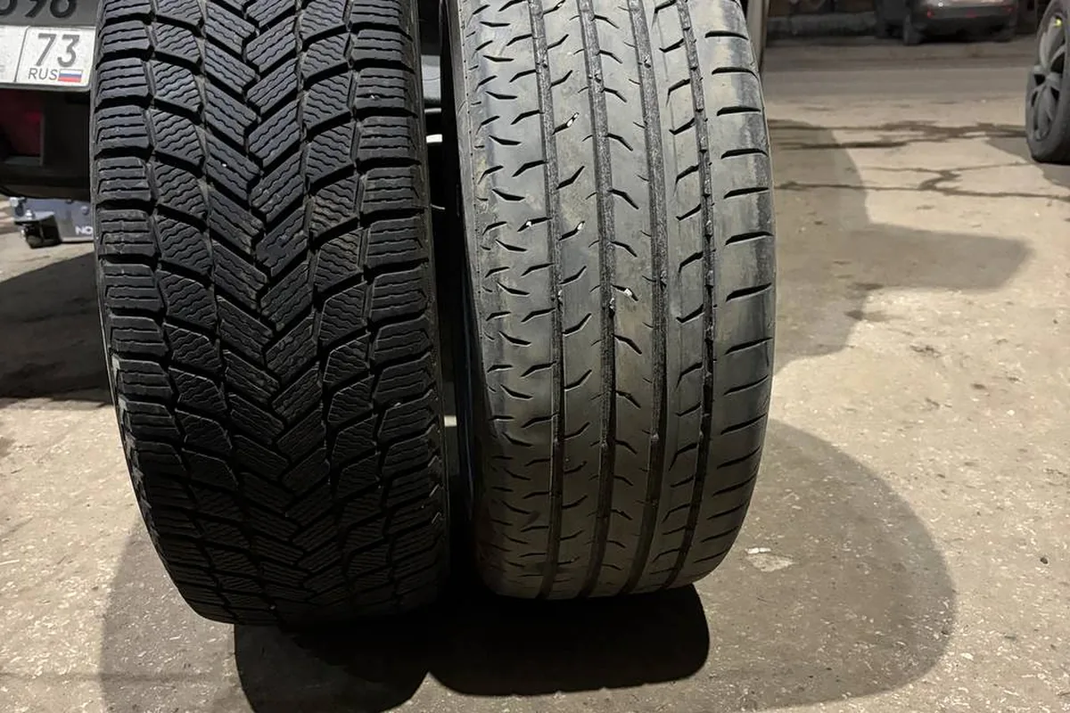 Нештатный зимний размер 225/55 R18 на Changan UNI-V