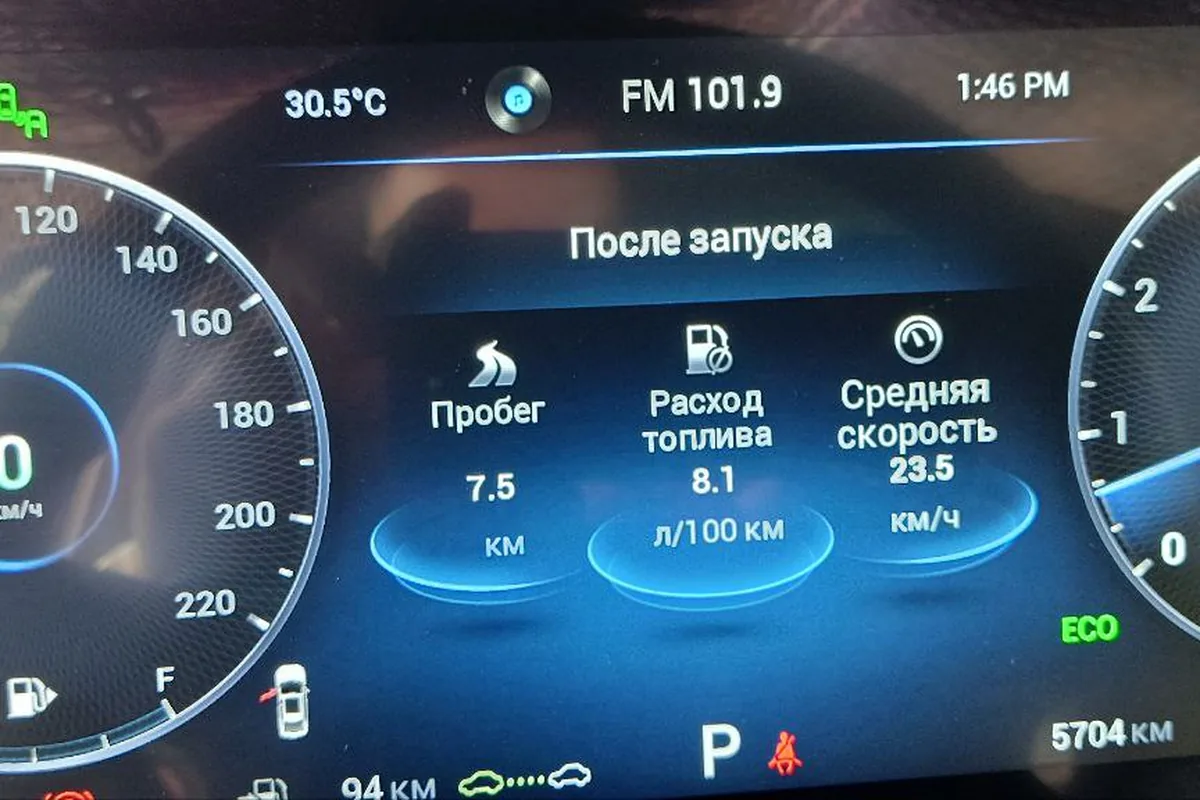Расход 8,1 л в городе