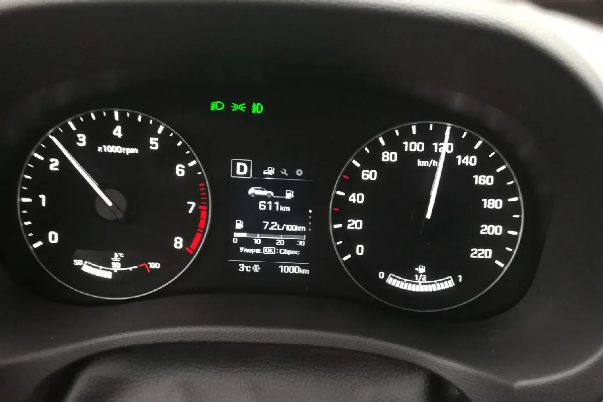 Приборная панель Hyundai Creta 2.0 с передним приводом