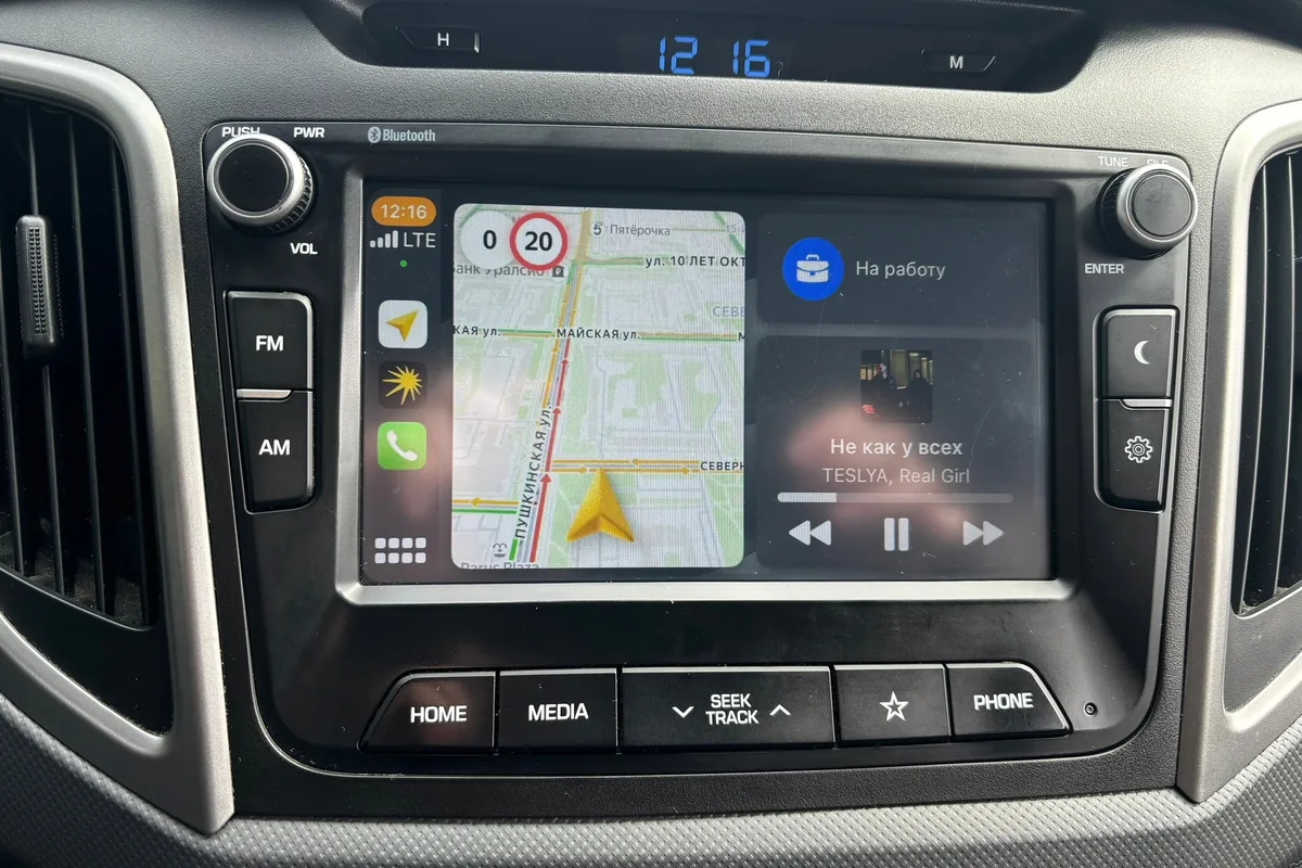 Штатная магнитола Hyundai Creta с CarPlay и навигацией
