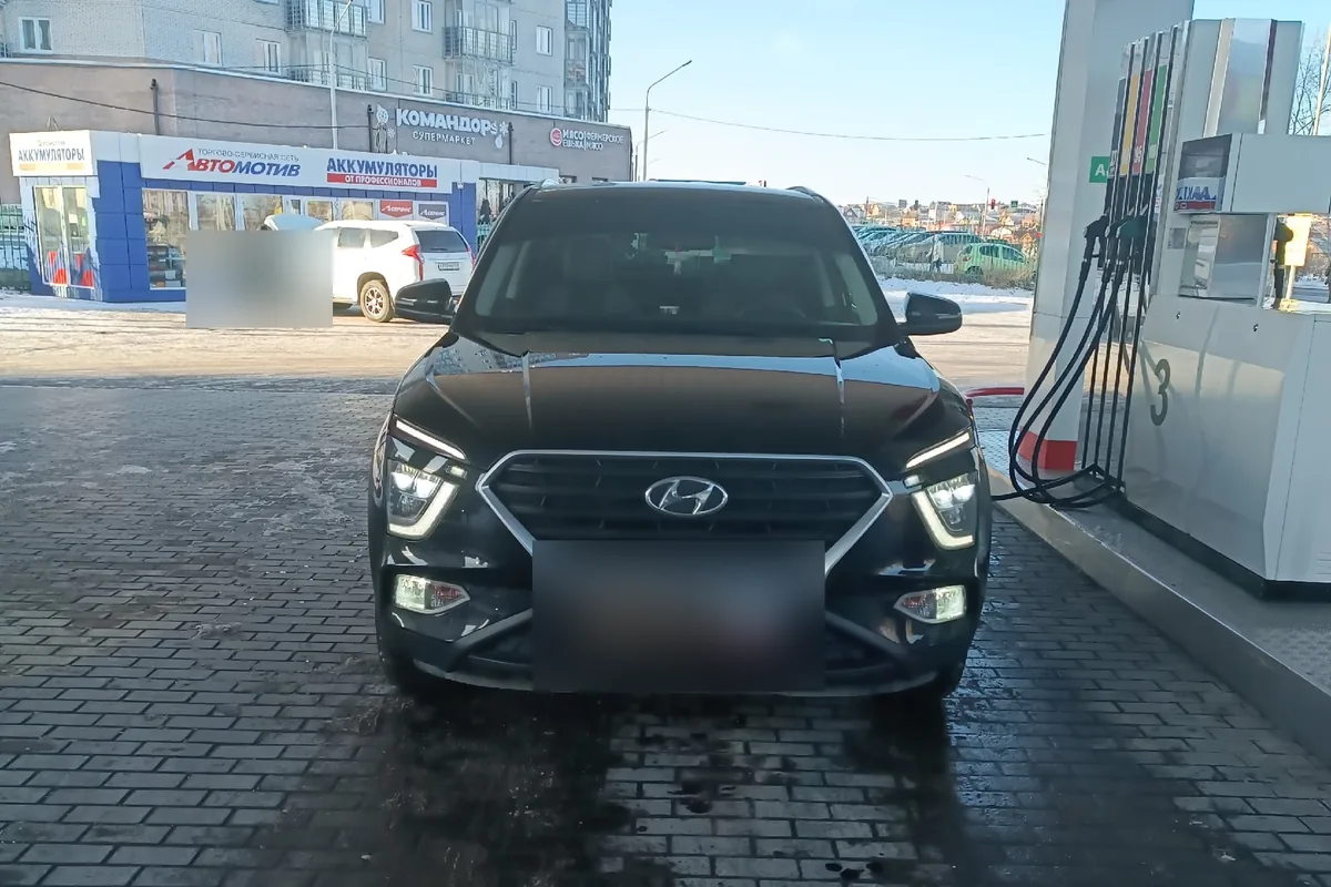 Hyundai Creta 2 спереди: решётка и раздельная оптика