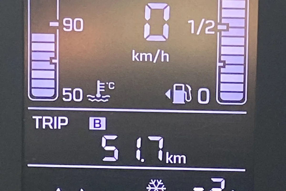 Одометр Hyundai Creta на отметке 111111 км