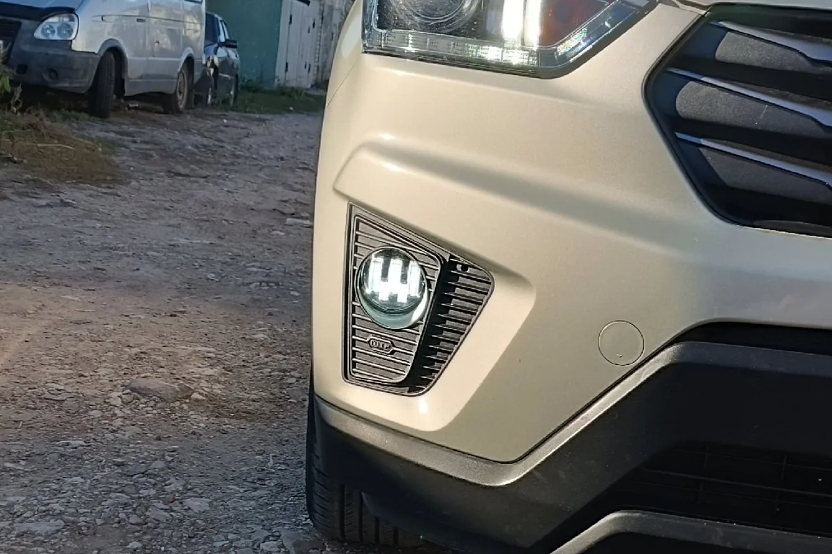 Новые противотуманки Solman на Hyundai Creta