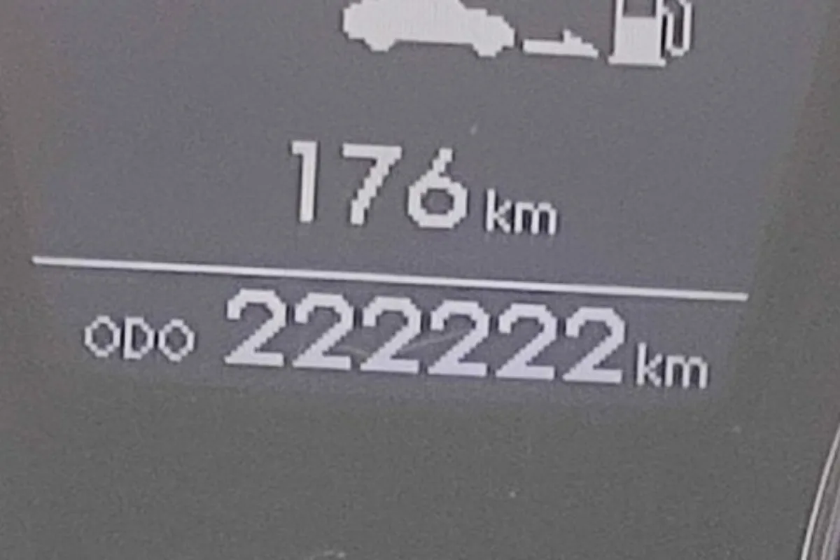 Одометр Hyundai Solaris 1 с мотором 1.6 на 222 222 км