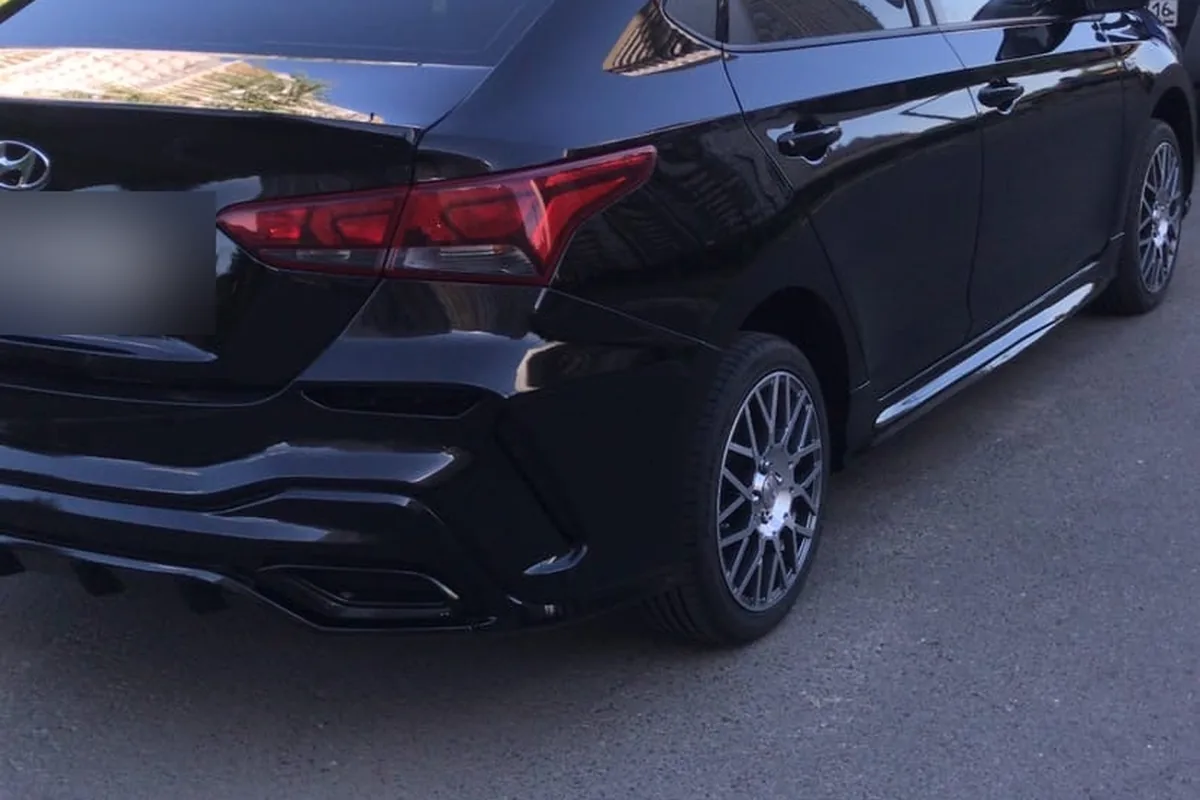 Hyundai Solaris 2 с обвесом